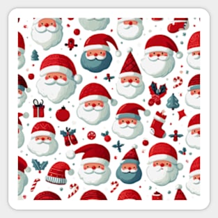 Santa Claus Pattern Sticker